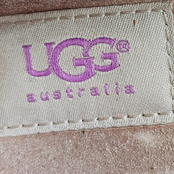 Fringe Embellished UGG Australia Purple Moccasins - Size 6 - Picture 4 of 6